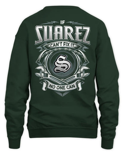 SUAREZ AP81-K4-626 - Personalized Ahmed Quote Apparel “If Ahmed Can't Fix It, No One Can” - Unisex Sweatshirt - Forest Green