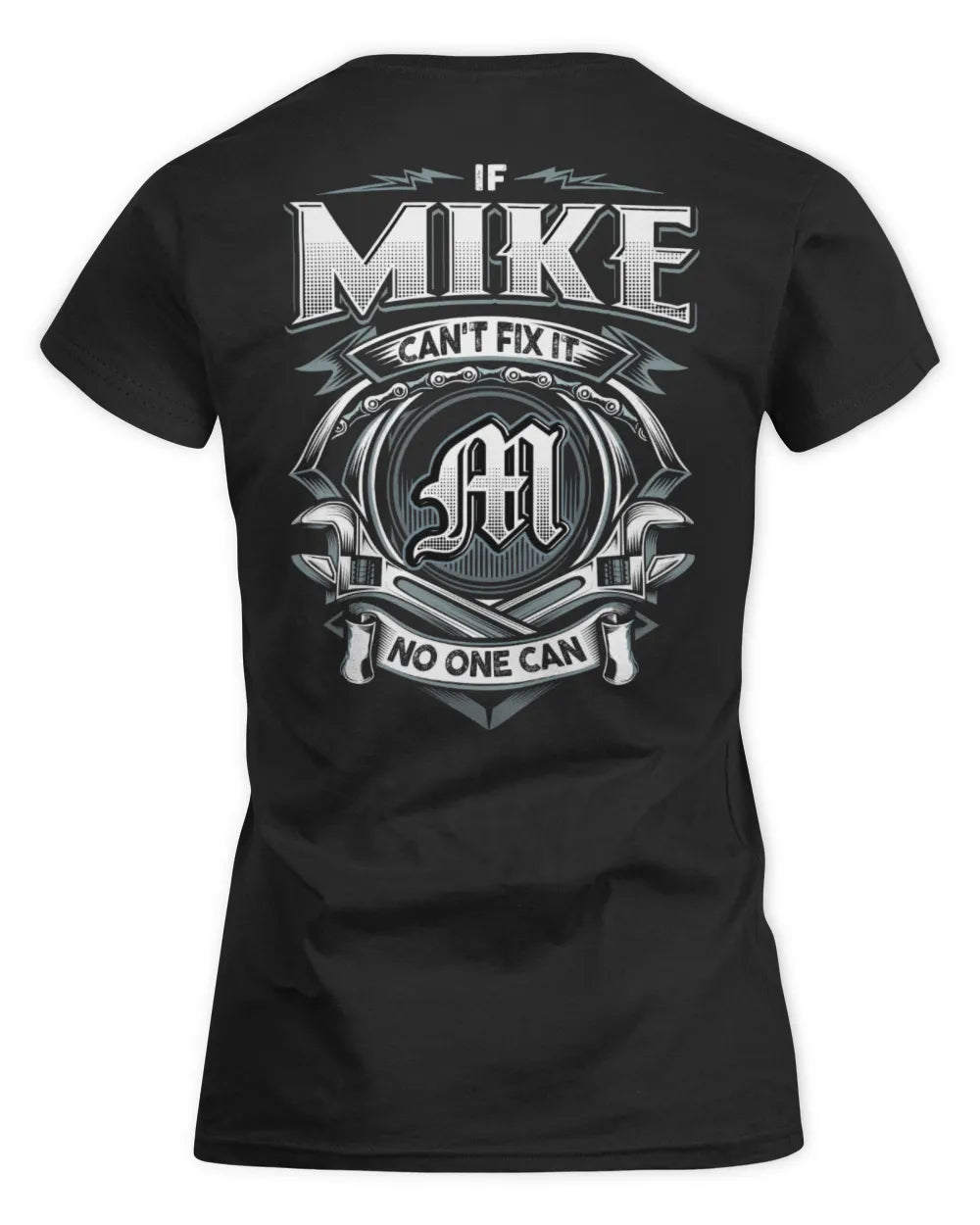MIKE AP81-K4-626 - Personalized Ahmed Quote Apparel “If Ahmed Can't Fix It, No One Can” - Women's Standard T-Shirt - Black