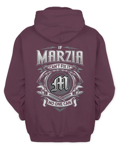 MARZIA AP81-K4-626 - Personalized Ahmed Quote Apparel “If Ahmed Can't Fix It, No One Can” - Unisex Hoodie - Maroon