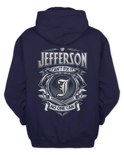 JEFFERSON AP81-K4-626 - Personalized Ahmed Quote Apparel “If Ahmed Can't Fix It, No One Can” - Unisex Hoodie - Navy
