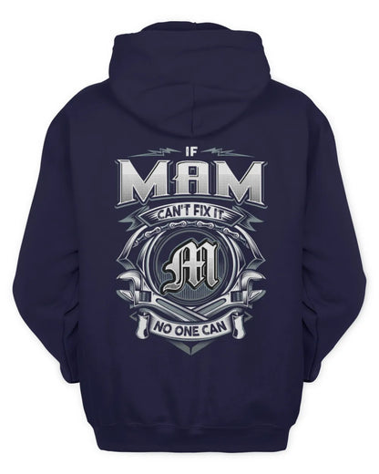 MAM AP81-K4-626 - Personalized Ahmed Quote Apparel “If Ahmed Can't Fix It, No One Can” - Unisex Hoodie - Navy