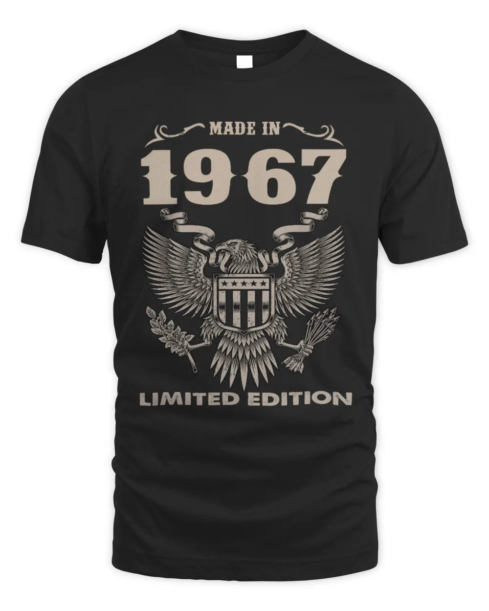 1967 HH89-K2 – Classic Birth Year Limited Edition T-Shirt - Unisex Standard T-Shirt - Black