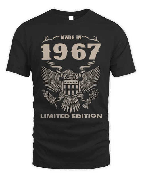 1967 HH89-K2 – Classic Birth Year Limited Edition T-Shirt - Unisex Standard T-Shirt - Black