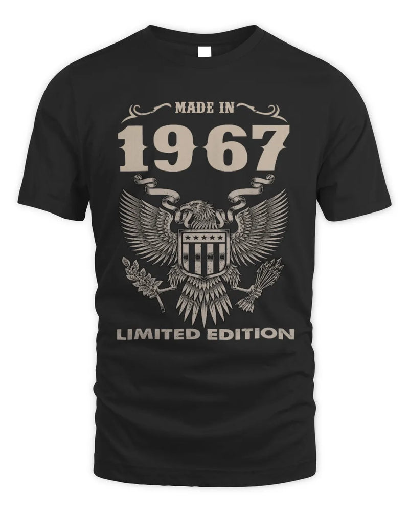 1967 HH89-K2 – Classic Birth Year Limited Edition T-Shirt - Unisex Standard T-Shirt - Black