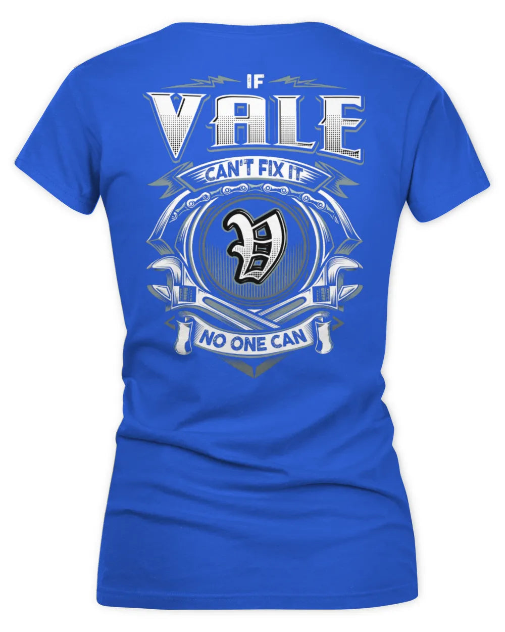 VALE AP81-K4-626 - Personalized Ahmed Quote Apparel “If Ahmed Can't Fix It, No One Can” - Women's V-Neck T-Shirt - Royal