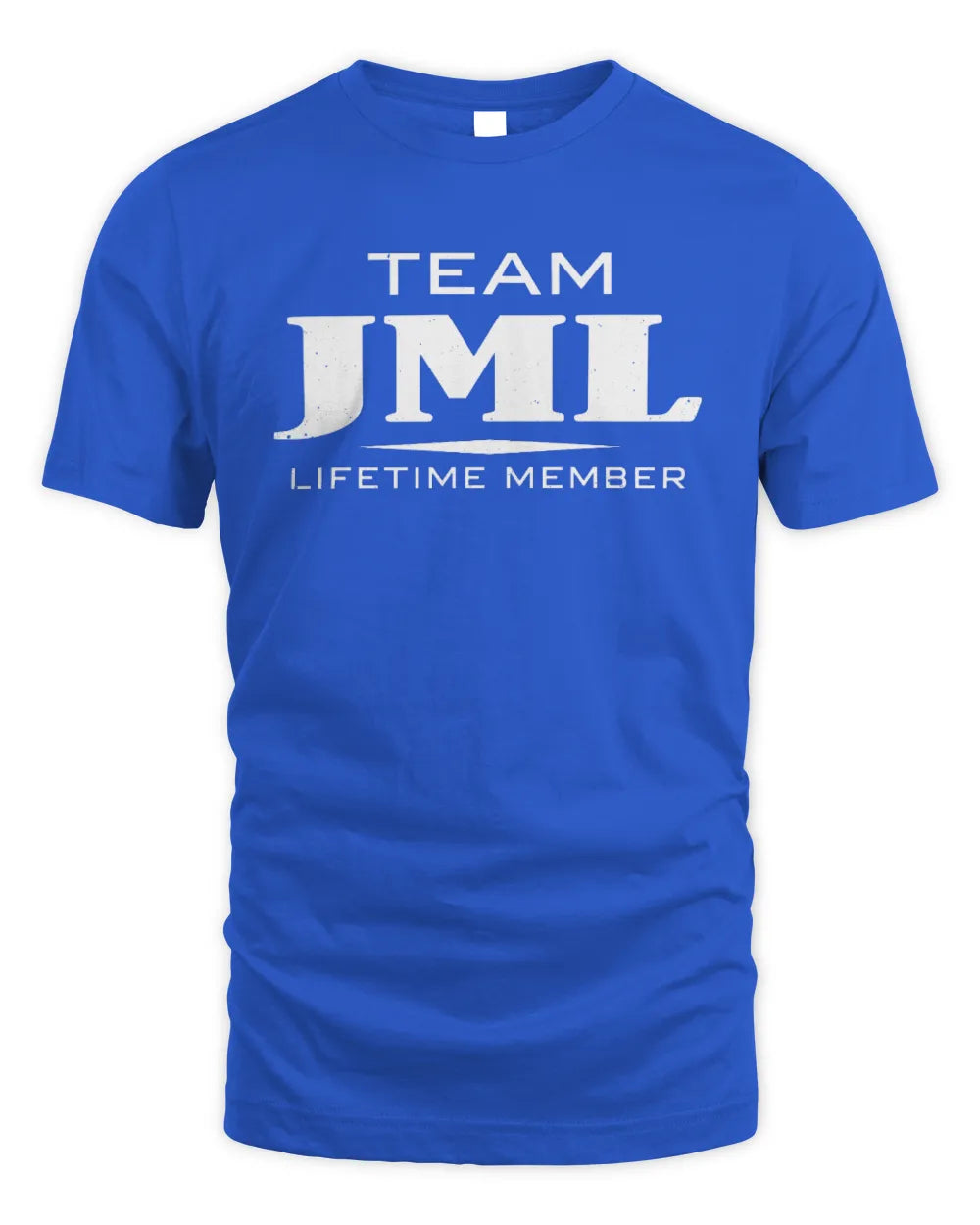 JML BL62-K4-128 - Personalized “Team NAME Lifetime Member” - Unisex Standard T-Shirt - Royal