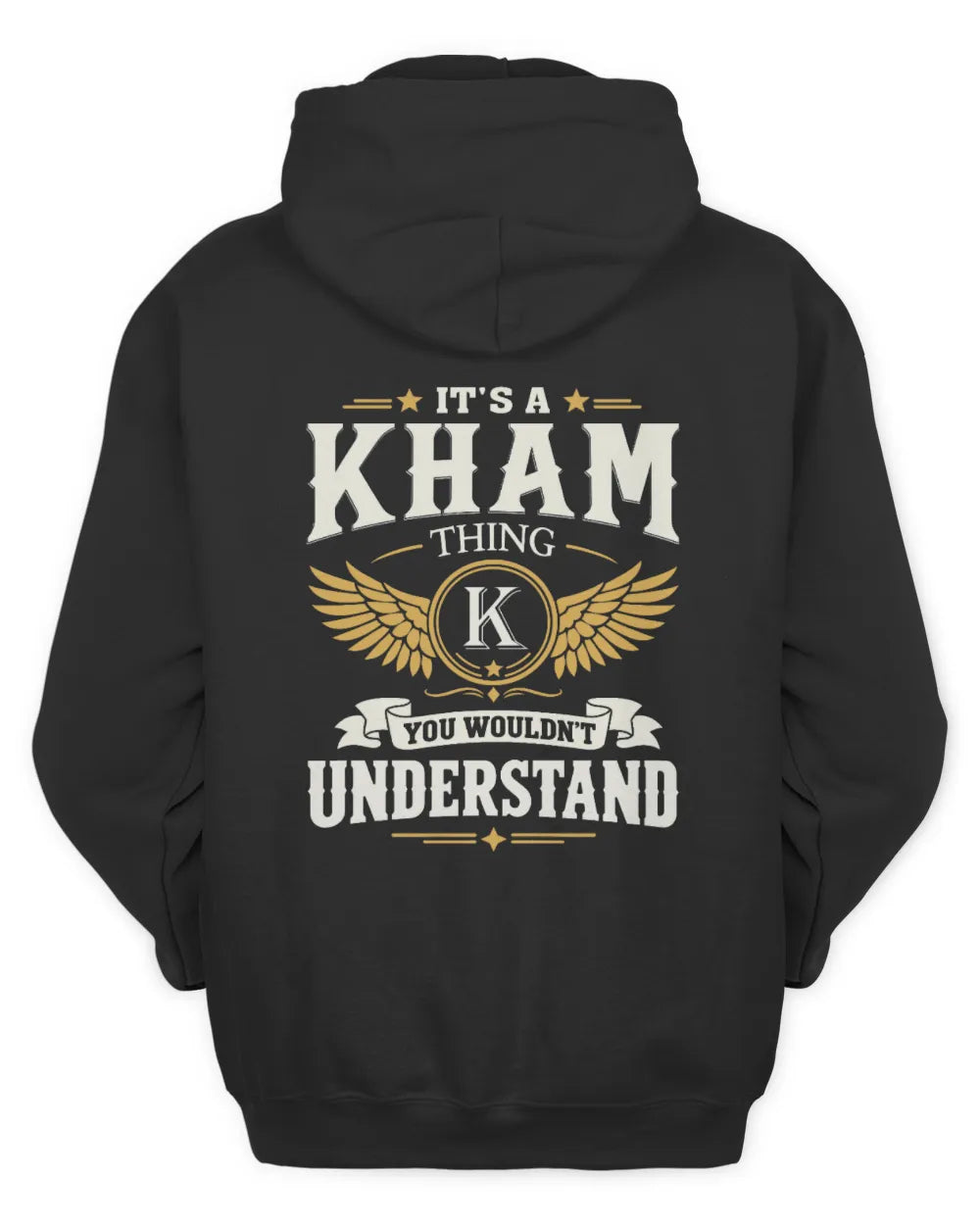 KHAM KT06-M008 It’s a [NAME] Thing – You Wouldn’t Understand | Personalized Vintage T-Shirt - Unisex Hoodie - Black
