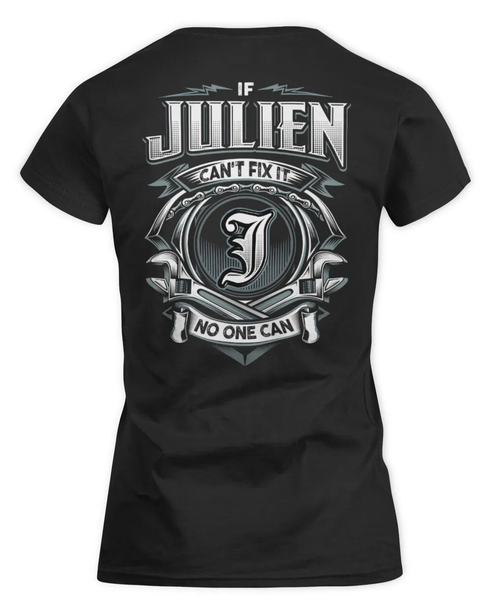 JULIEN AP81-K4-626 - Personalized Ahmed Quote Apparel “If Ahmed Can't Fix It, No One Can” - Women's Standard T-Shirt - Black