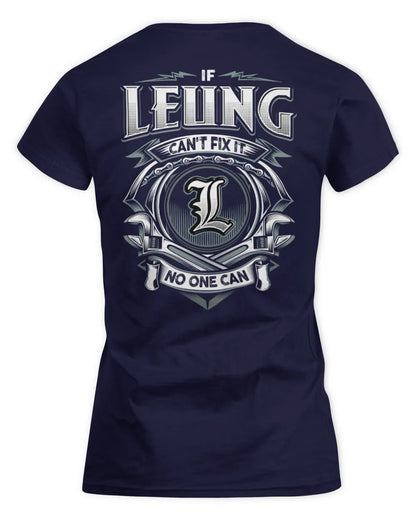 LEUNG AP81-K4-626 - Personalized Ahmed Quote Apparel “If Ahmed Can't Fix It, No One Can” - Women's Standard T-Shirt - Navy