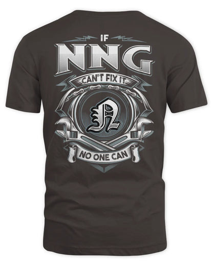 NNG AP81-K4-626 - Personalized Ahmed Quote Apparel “If Ahmed Can't Fix It, No One Can” - Unisex Standard T-Shirt - Dark Chocolate