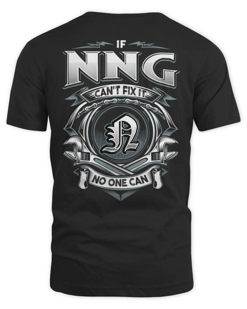 NNG AP81-K4-626 - Personalized Ahmed Quote Apparel “If Ahmed Can't Fix It, No One Can” - Unisex Standard T-Shirt - Black