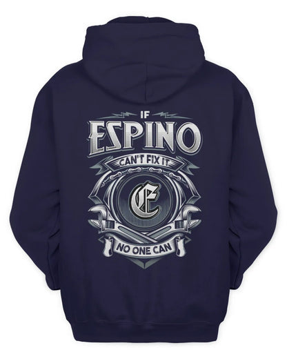 ESPINO AP81-K4-626 - Personalized Ahmed Quote Apparel “If Ahmed Can't Fix It, No One Can” - Unisex Hoodie - Navy