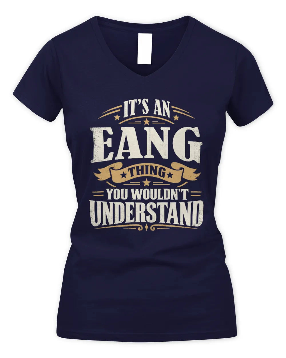 EANG P08 TH51 - Personalized “It’s a/an [NAME] Thing – You Wouldn’t Understand” Shirt - Women's V-Neck T-Shirt - Navy