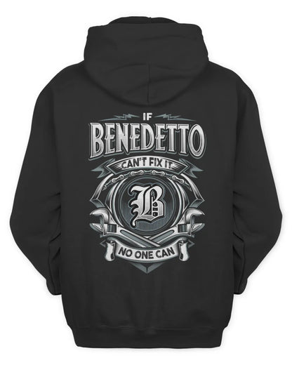 BENEDETTO AP81-K4-626 - Personalized Ahmed Quote Apparel “If Ahmed Can't Fix It, No One Can” - Unisex Hoodie - Black