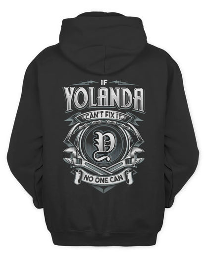 YOLANDA AP81-K4-626 - Personalized Ahmed Quote Apparel “If Ahmed Can't Fix It, No One Can” - Unisex Hoodie - Black