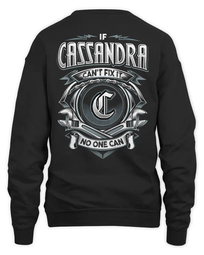 CASSANDRA AP81-K4-626 - Personalized Ahmed Quote Apparel “If Ahmed Can't Fix It, No One Can” - Unisex Sweatshirt - Black