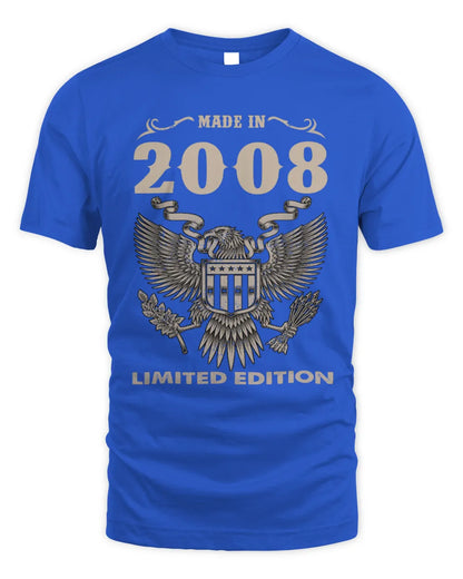 2008 HH89-K2 – Classic Birth Year Limited Edition T-Shirt - Unisex Standard T-Shirt - Royal