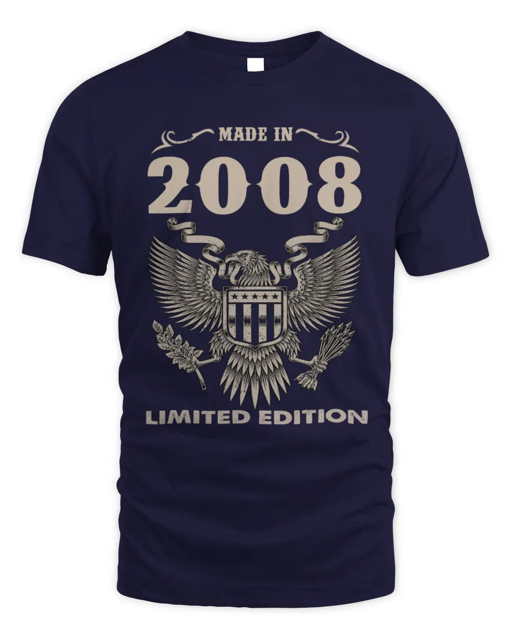 2008 HH89-K2 – Classic Birth Year Limited Edition T-Shirt - Unisex Standard T-Shirt - Navy