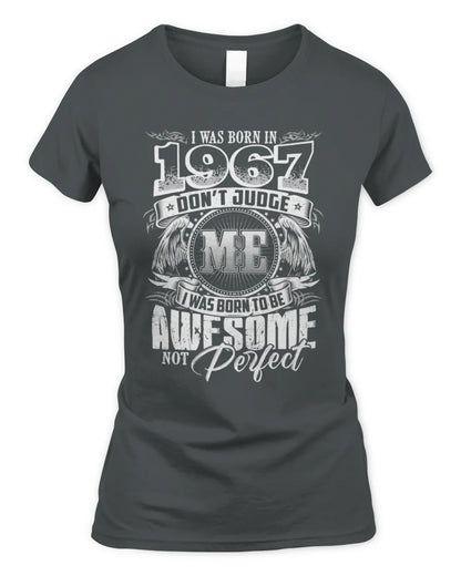 1967 HH89-K2 – Awesome Birth Year Quote T-Shirt - Women's Standard T-Shirt - Charcoal