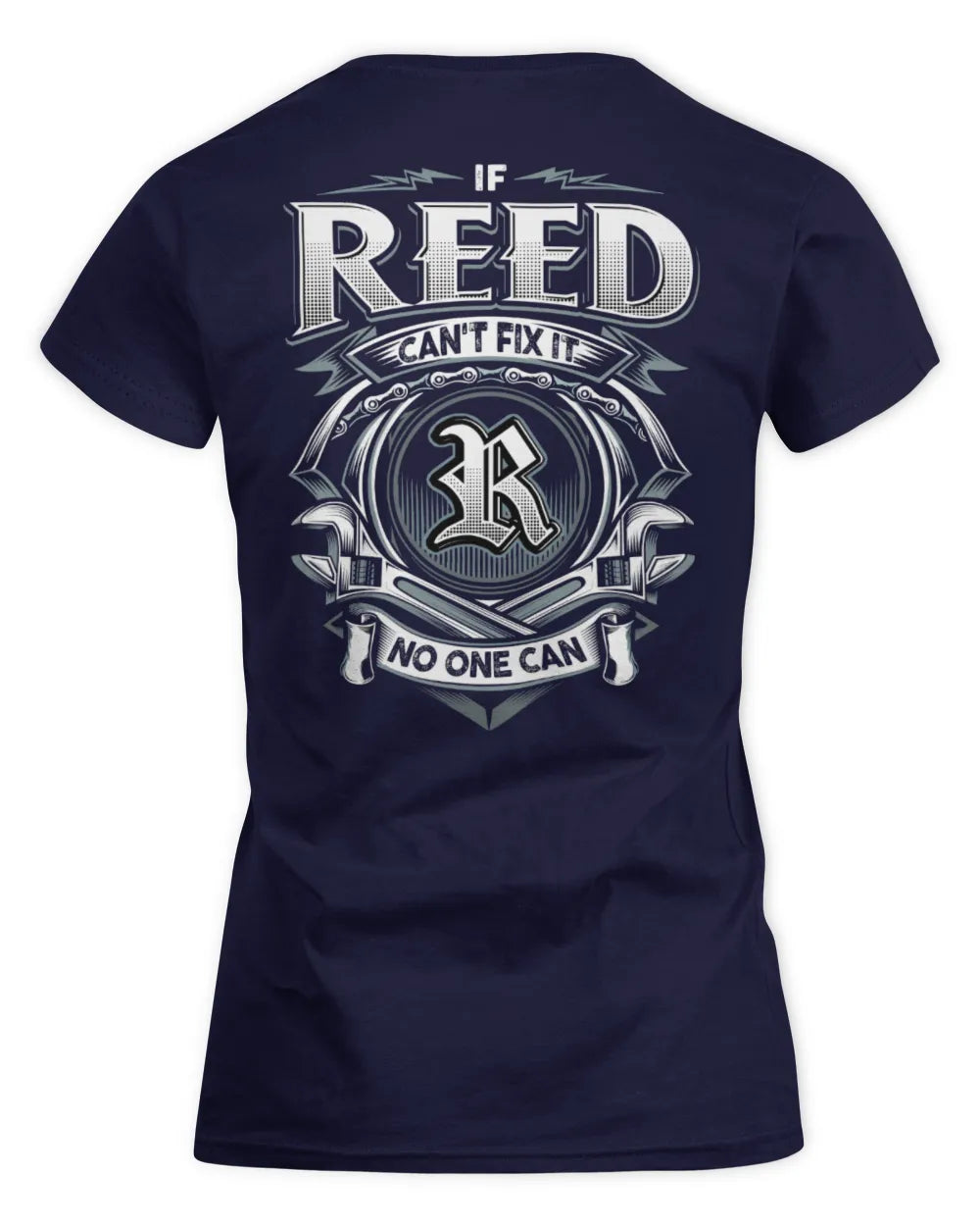 REED AP81-K4-626 - Personalized Ahmed Quote Apparel “If Ahmed Can't Fix It, No One Can” - Women's Standard T-Shirt - Navy