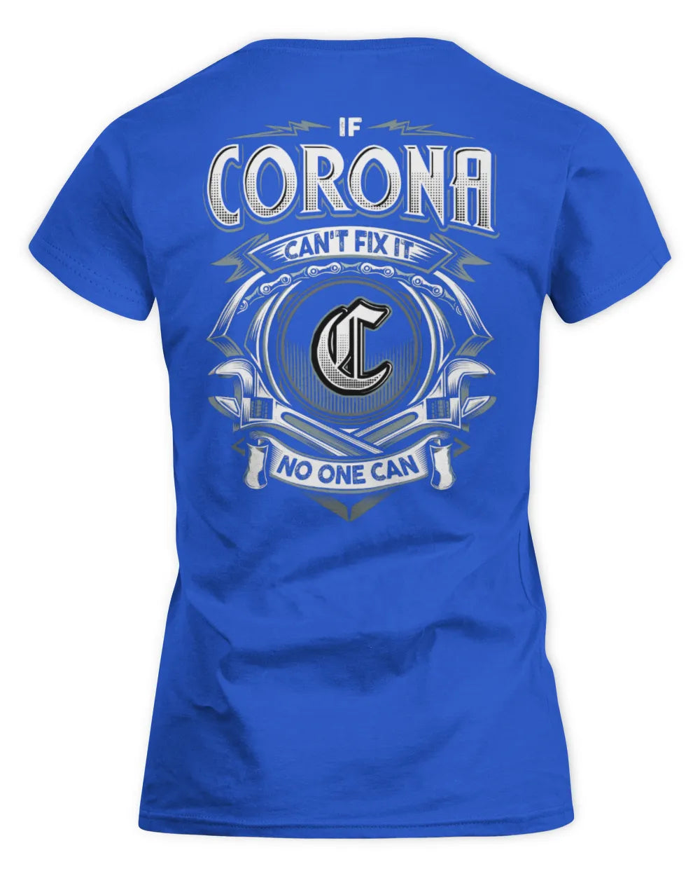 CORONA AP81-K4-626 - Personalized Ahmed Quote Apparel “If Ahmed Can't Fix It, No One Can” - Women's Standard T-Shirt - Royal
