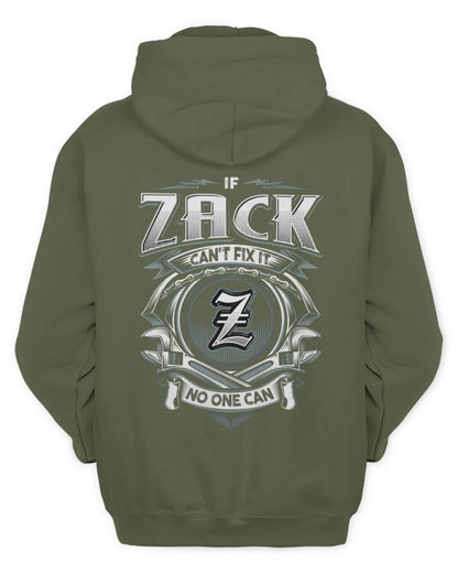ZACK AP81-K4-626 - Personalized Ahmed Quote Apparel “If Ahmed Can't Fix It, No One Can” - Unisex Hoodie - Military Green