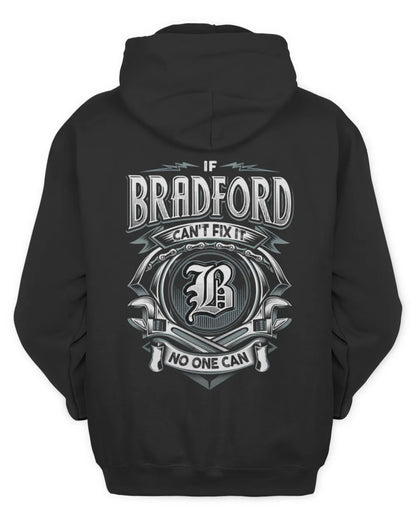 BRADFORD AP81-K4-626 - Personalized Ahmed Quote Apparel “If Ahmed Can't Fix It, No One Can” - Unisex Hoodie - Black