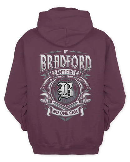 BRADFORD AP81-K4-626 - Personalized Ahmed Quote Apparel “If Ahmed Can't Fix It, No One Can” - Unisex Hoodie - Maroon