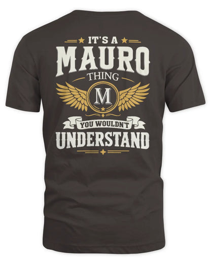MAURO KT06-M008 It’s a [NAME] Thing – You Wouldn’t Understand | Personalized Vintage T-Shirt - Unisex Standard T-Shirt - Dark Chocolate