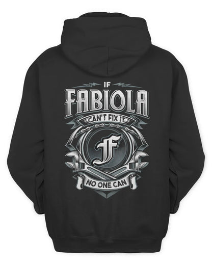 FABIOLA AP81-K4-626 - Personalized Ahmed Quote Apparel “If Ahmed Can't Fix It, No One Can” - Unisex Hoodie - Black
