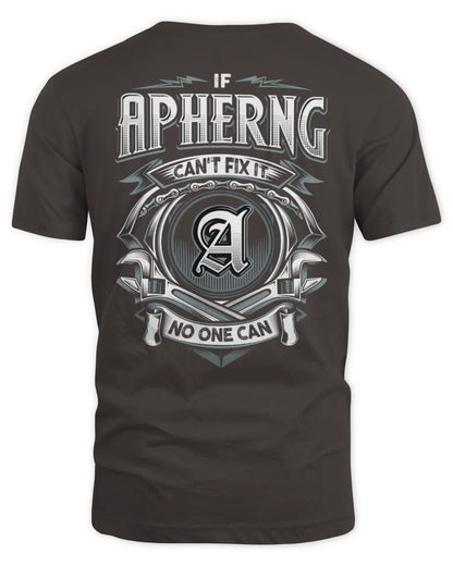 APHERNG AP81-K4-626 - Personalized Ahmed Quote Apparel “If Ahmed Can't Fix It, No One Can” - Unisex Standard T-Shirt - Dark Chocolate