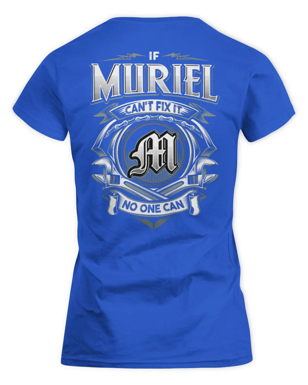 MURIEL AP81-K4-626 - Personalized Ahmed Quote Apparel “If Ahmed Can't Fix It, No One Can” - Women's Standard T-Shirt - Royal