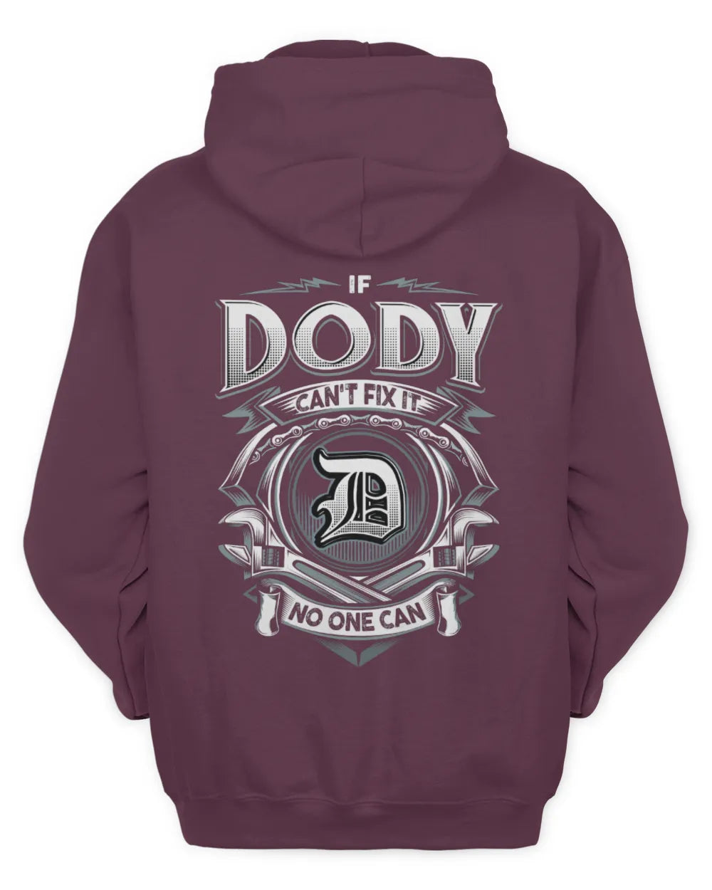 DODY AP81-K4-626 - Personalized Ahmed Quote Apparel “If Ahmed Can't Fix It, No One Can” - Unisex Hoodie - Maroon