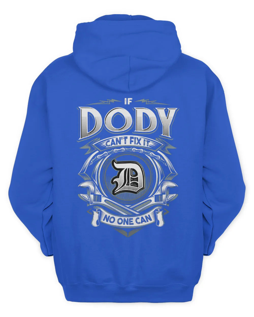DODY AP81-K4-626 - Personalized Ahmed Quote Apparel “If Ahmed Can't Fix It, No One Can” - Unisex Hoodie - Royal