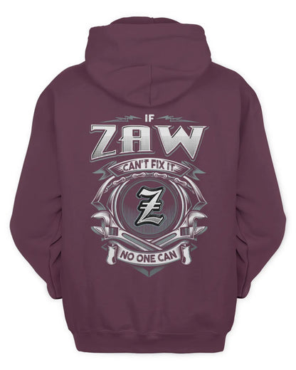 ZAW AP81-K4-626 - Personalized Ahmed Quote Apparel “If Ahmed Can't Fix It, No One Can” - Unisex Hoodie - Maroon