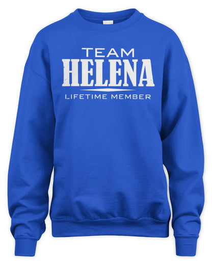 HELENA BL62-K4-128 - Personalized “Team NAME Lifetime Member” - Unisex Sweatshirt - Royal