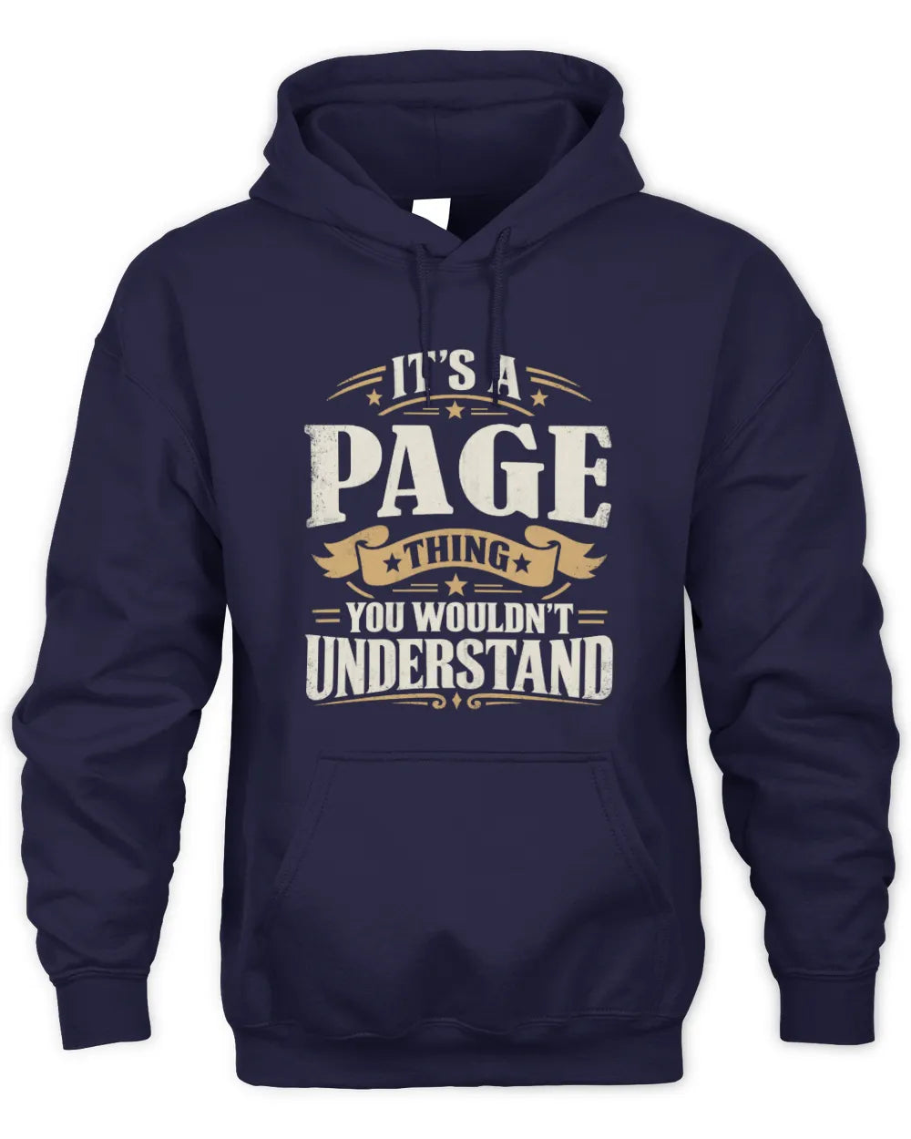 PAGE P08 TH51 - Personalized “It’s a/an [NAME] Thing – You Wouldn’t Understand” Shirt - Unisex Hoodie - Navy