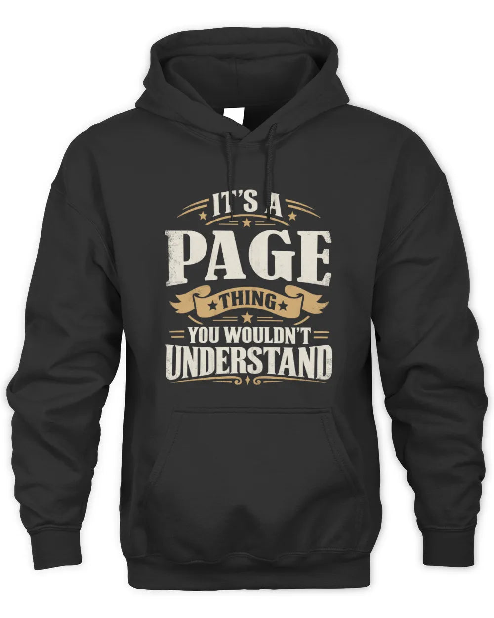 PAGE P08 TH51 - Personalized “It’s a/an [NAME] Thing – You Wouldn’t Understand” Shirt - Unisex Hoodie - Black