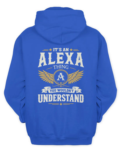 ALEXA KT06-M008 It’s a [NAME] Thing – You Wouldn’t Understand | Personalized Vintage T-Shirt - Unisex Hoodie - Royal