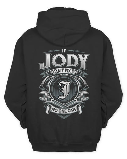 JODY AP81-K4-626 - Personalized Ahmed Quote Apparel “If Ahmed Can't Fix It, No One Can” - Unisex Hoodie - Black