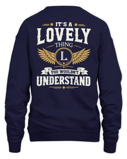 LOVELY KT06-M008 It’s a [NAME] Thing – You Wouldn’t Understand | Personalized Vintage T-Shirt - Unisex Sweatshirt - Navy
