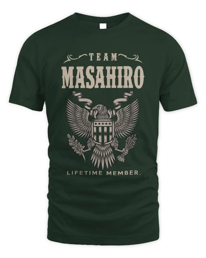 MASAHIRO TP06-K82 – Personalized Classic Style Apparel “Team NAME Lifetime Member” - Unisex Standard T-Shirt - Forest Green