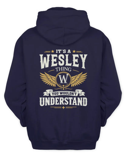 WESLEY KT06-M008 It’s a [NAME] Thing – You Wouldn’t Understand | Personalized Vintage T-Shirt - Unisex Hoodie - Navy