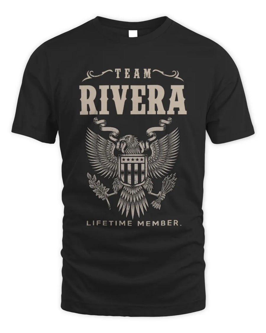 RIVERA TP06-K82 – Personalized Classic Style Apparel “Team NAME Lifetime Member”