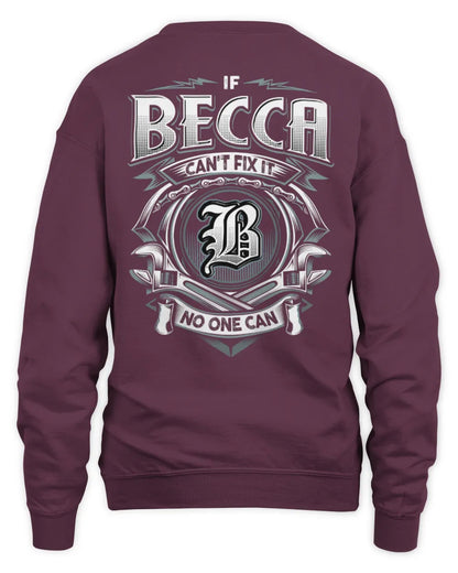 BECCA AP81-K4-626 - Personalized Ahmed Quote Apparel “If Ahmed Can't Fix It, No One Can” - Unisex Sweatshirt - Maroon