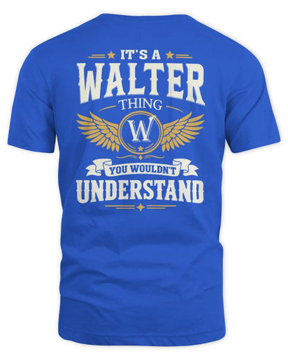 WALTER KT06-M008 It’s a [NAME] Thing – You Wouldn’t Understand | Personalized Vintage T-Shirt - Unisex Standard T-Shirt - Royal