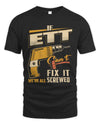 ETT TP22-K4-228 - Personalized Handyman T-Shirt “If AARON Can’t Fix It, We’re All Screwed”
