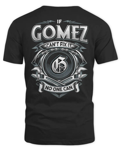 GOMEZ AP81-K4-626 - Personalized Ahmed Quote Apparel “If Ahmed Can't Fix It, No One Can” - Unisex Standard T-Shirt - Black