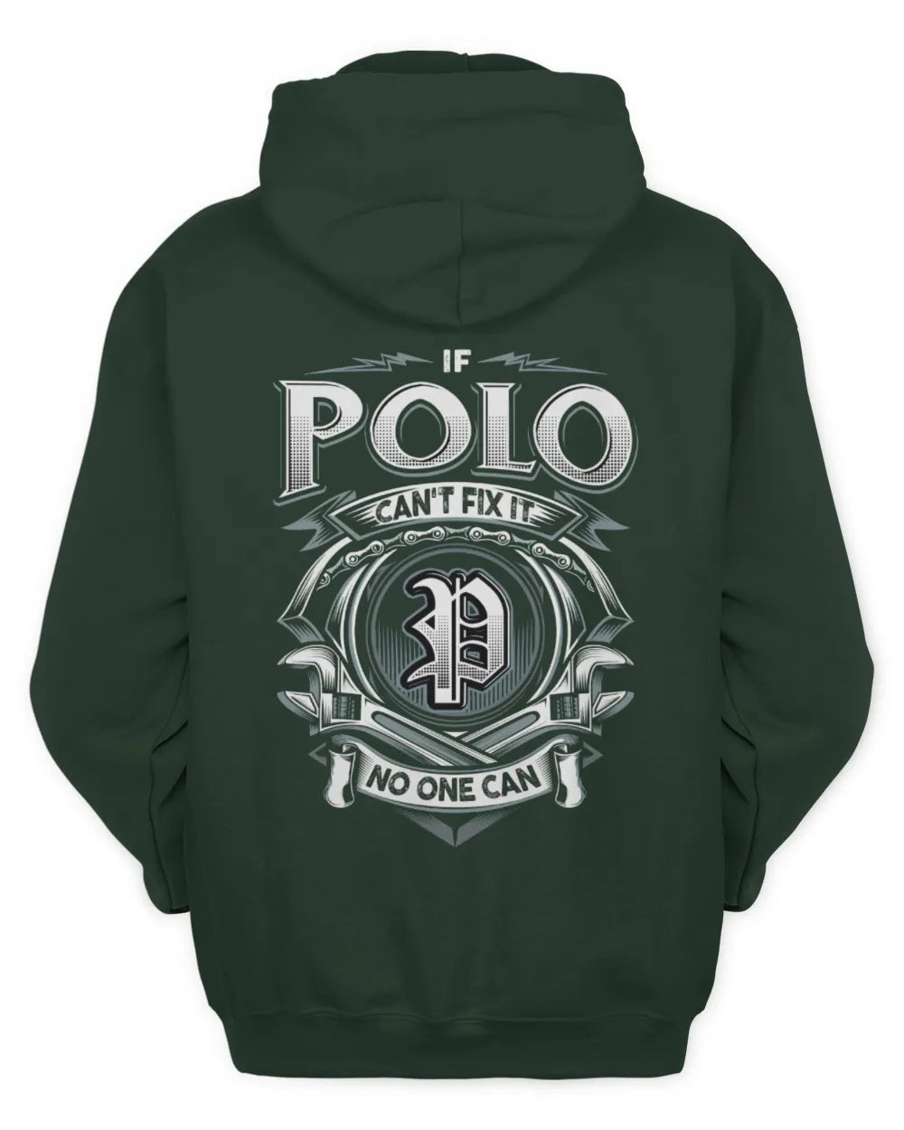 POLO AP81-K4-626 - Personalized Ahmed Quote Apparel “If Ahmed Can't Fix It, No One Can” - Unisex Hoodie - Forest Green
