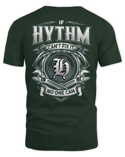 HYTHM AP81-K4-626 - Personalized Ahmed Quote Apparel “If Ahmed Can't Fix It, No One Can” - Unisex Standard T-Shirt - Forest Green